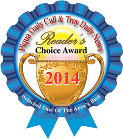 Piqua Daily Call and Troy Daily News Readers Choice Award 2014