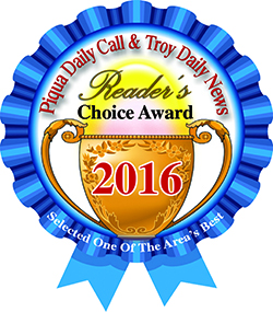 Piqua Daily Call and Troy Daily News Readers Choice Award 2016