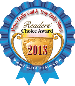 Piqua Daily Call and Troy Daily News Readers Choice Award 2018